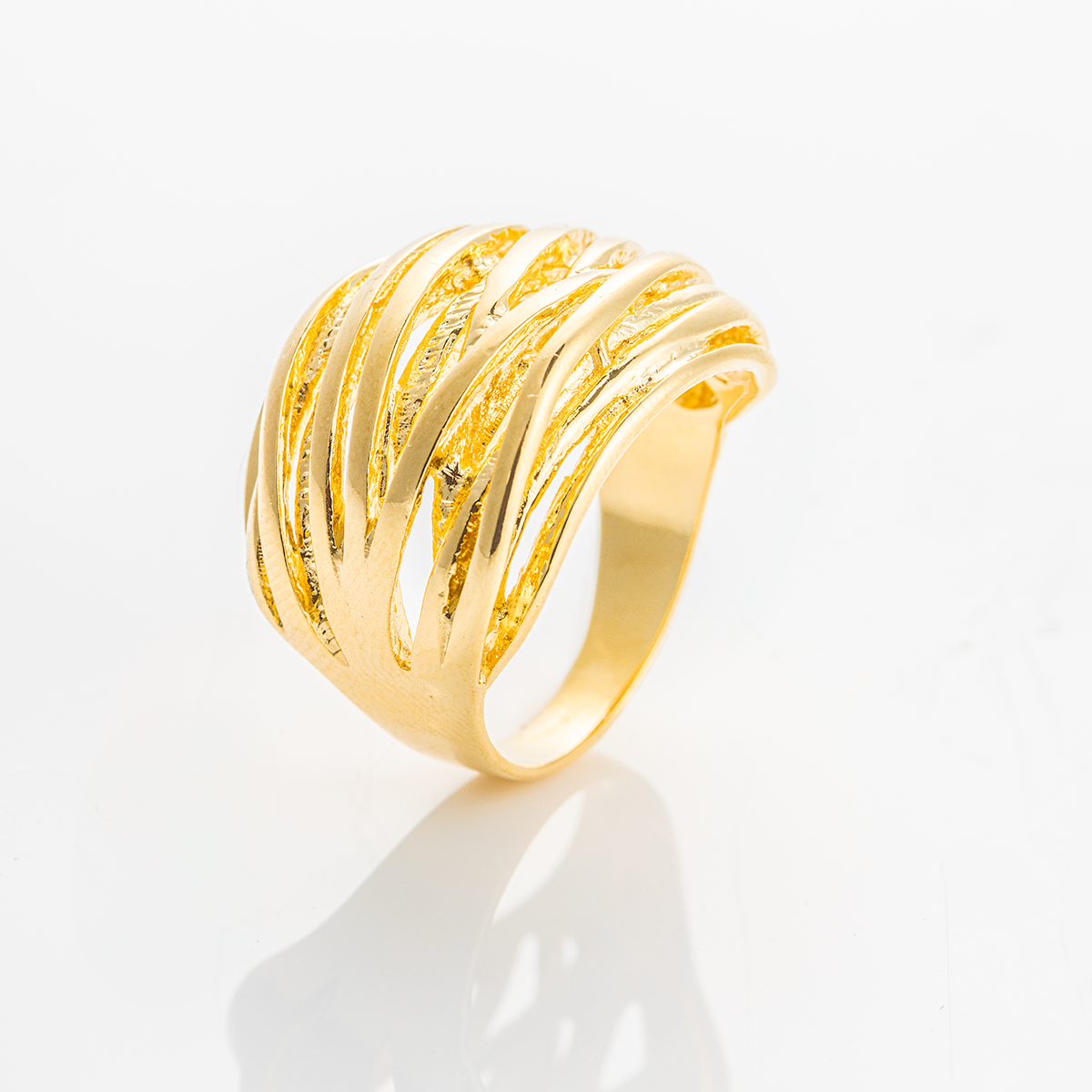 High-Quality Double Coating 18K Gold Filled Ring #12
