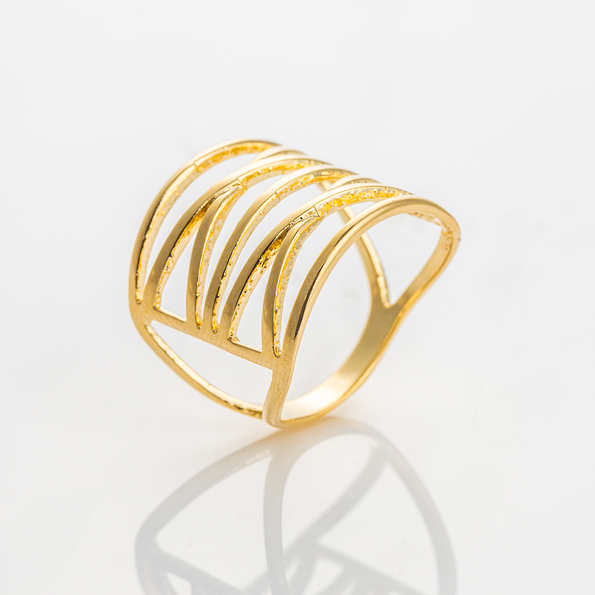 High-Quality Double Coating 18K Gold Filled Ring #33