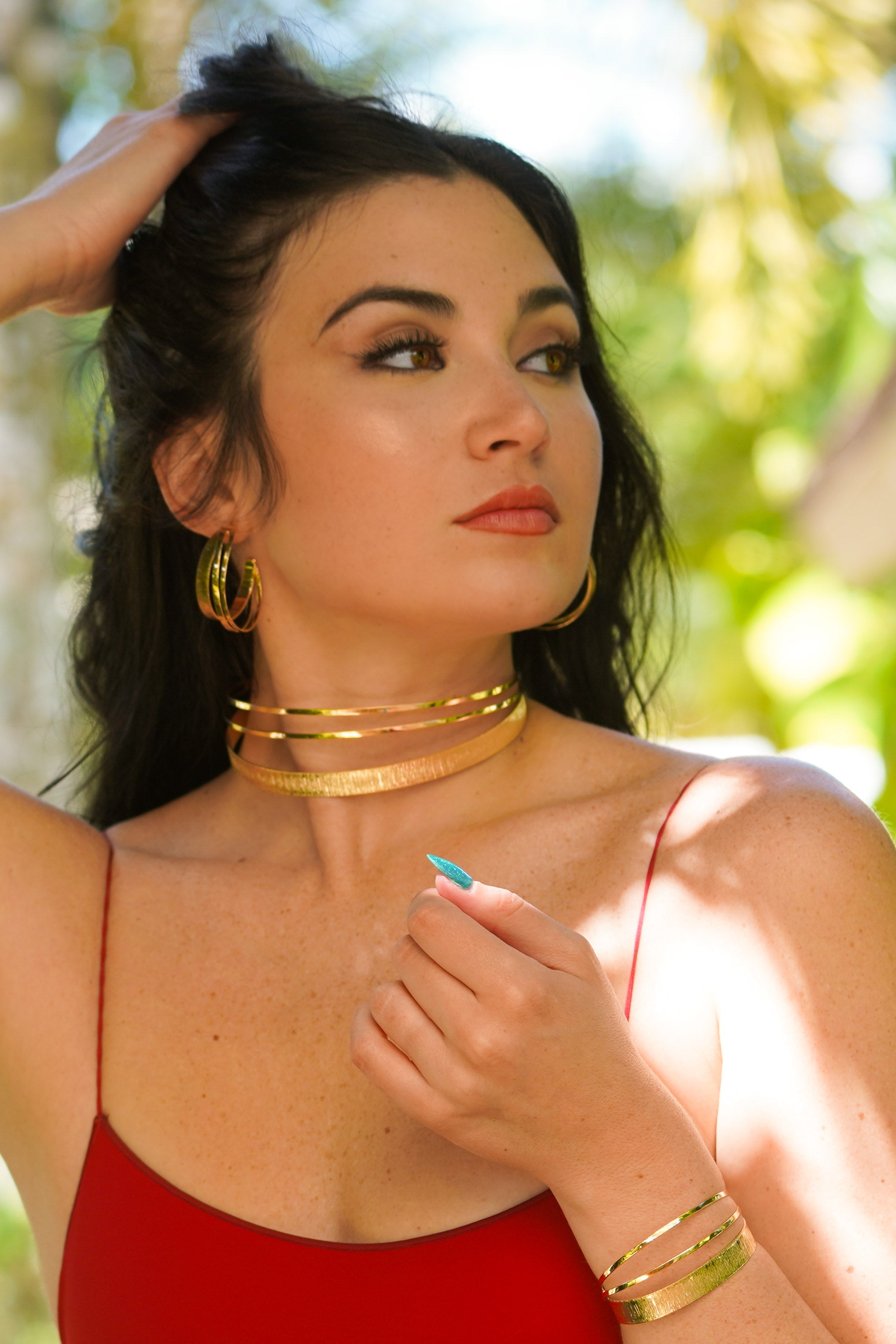 Fuerza 18K Gold Filled Set
