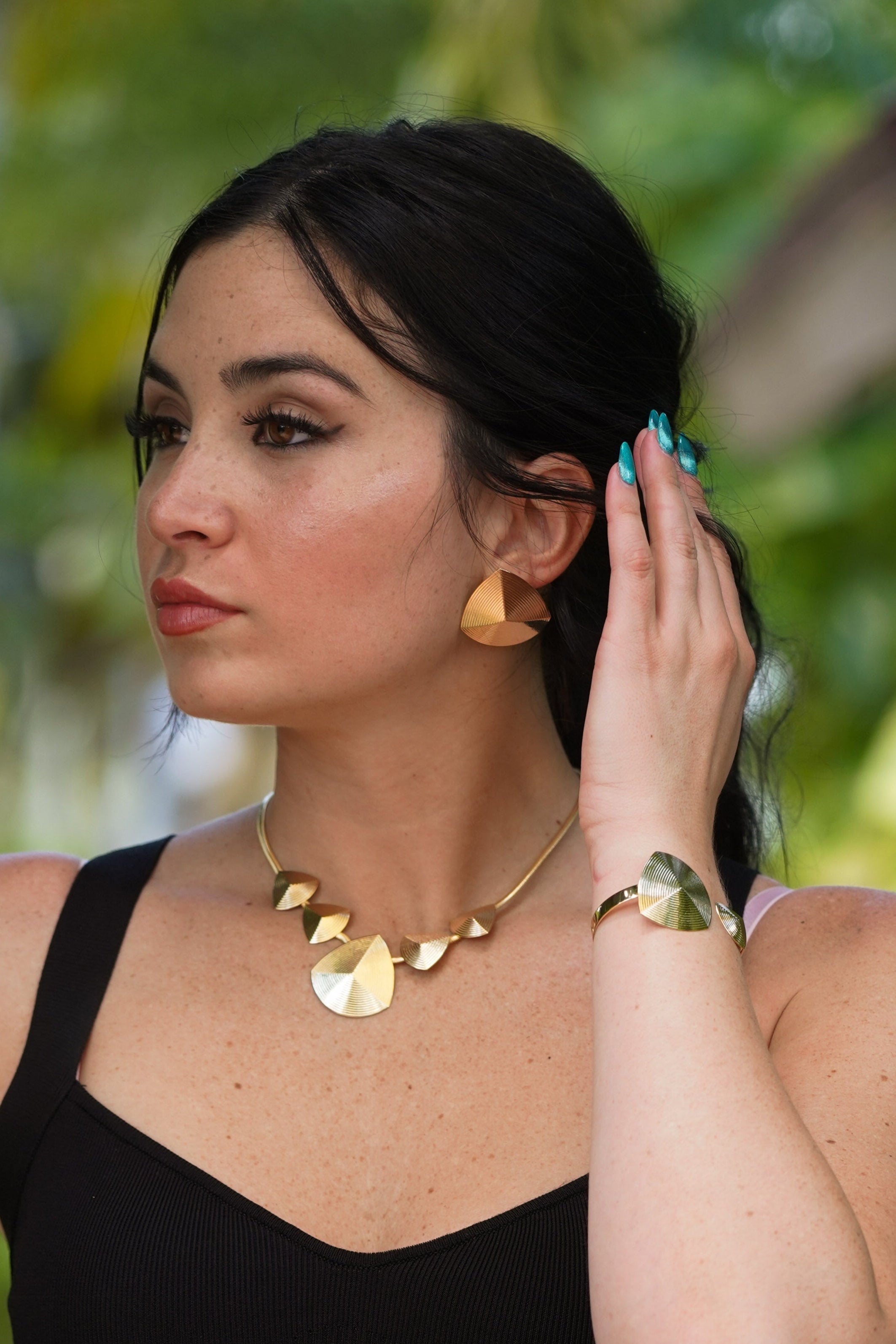 Fan d’Ouro 18K Gold Filled Set