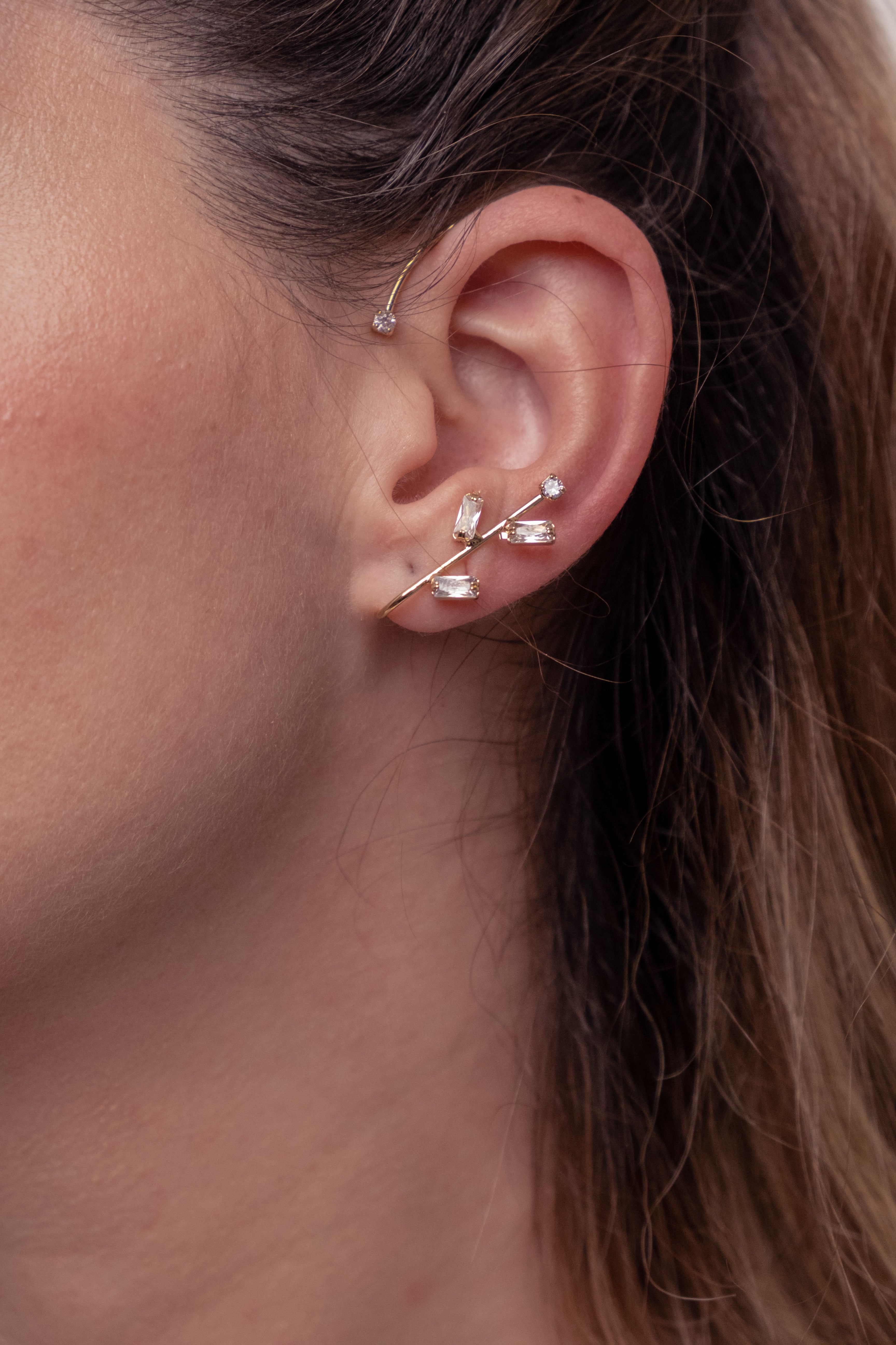 Atenea 18K Gold Filled Earrings (Handmade in Brazil)