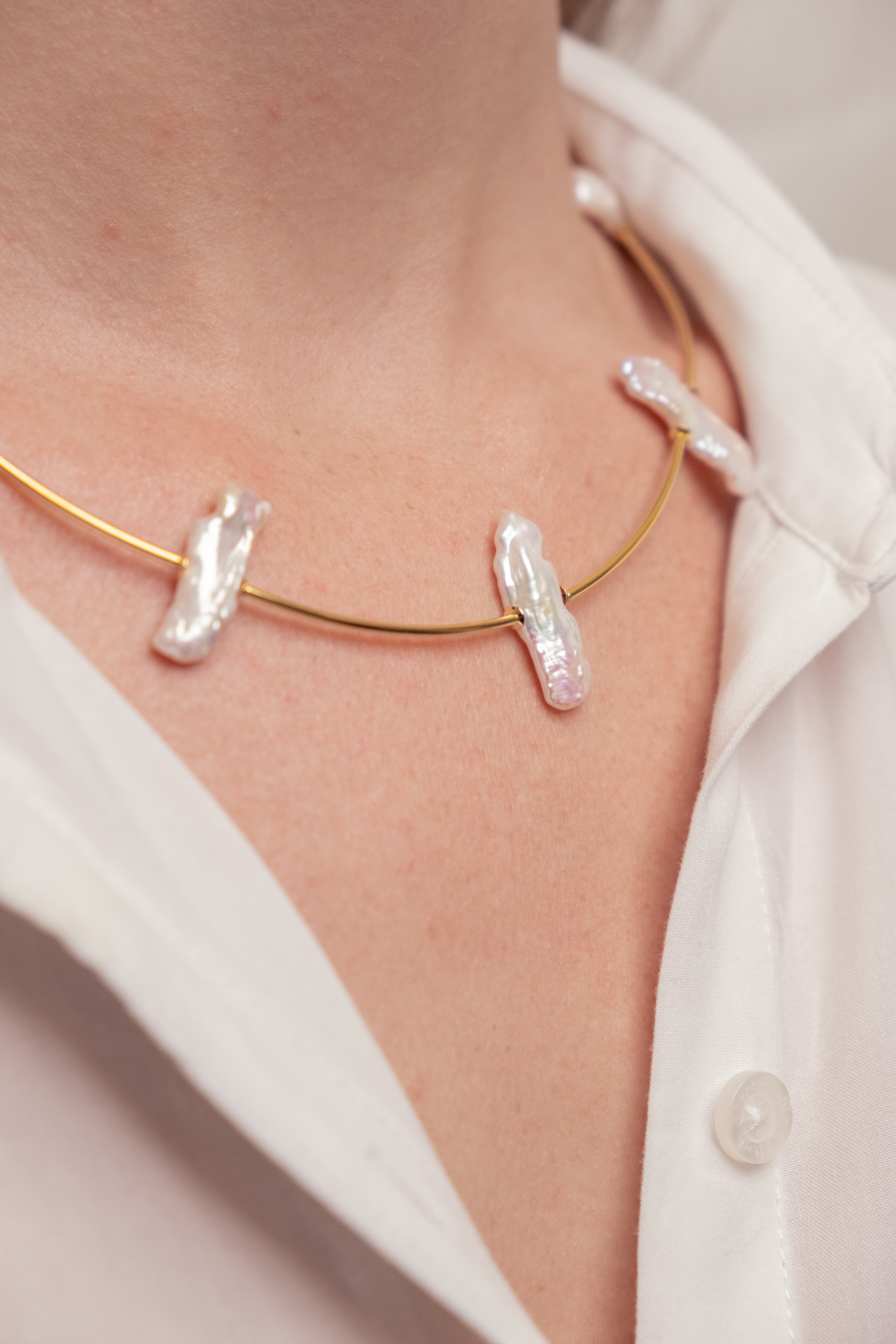 Amazona 18K Gold Filled Necklace (Handmade in Brazil)