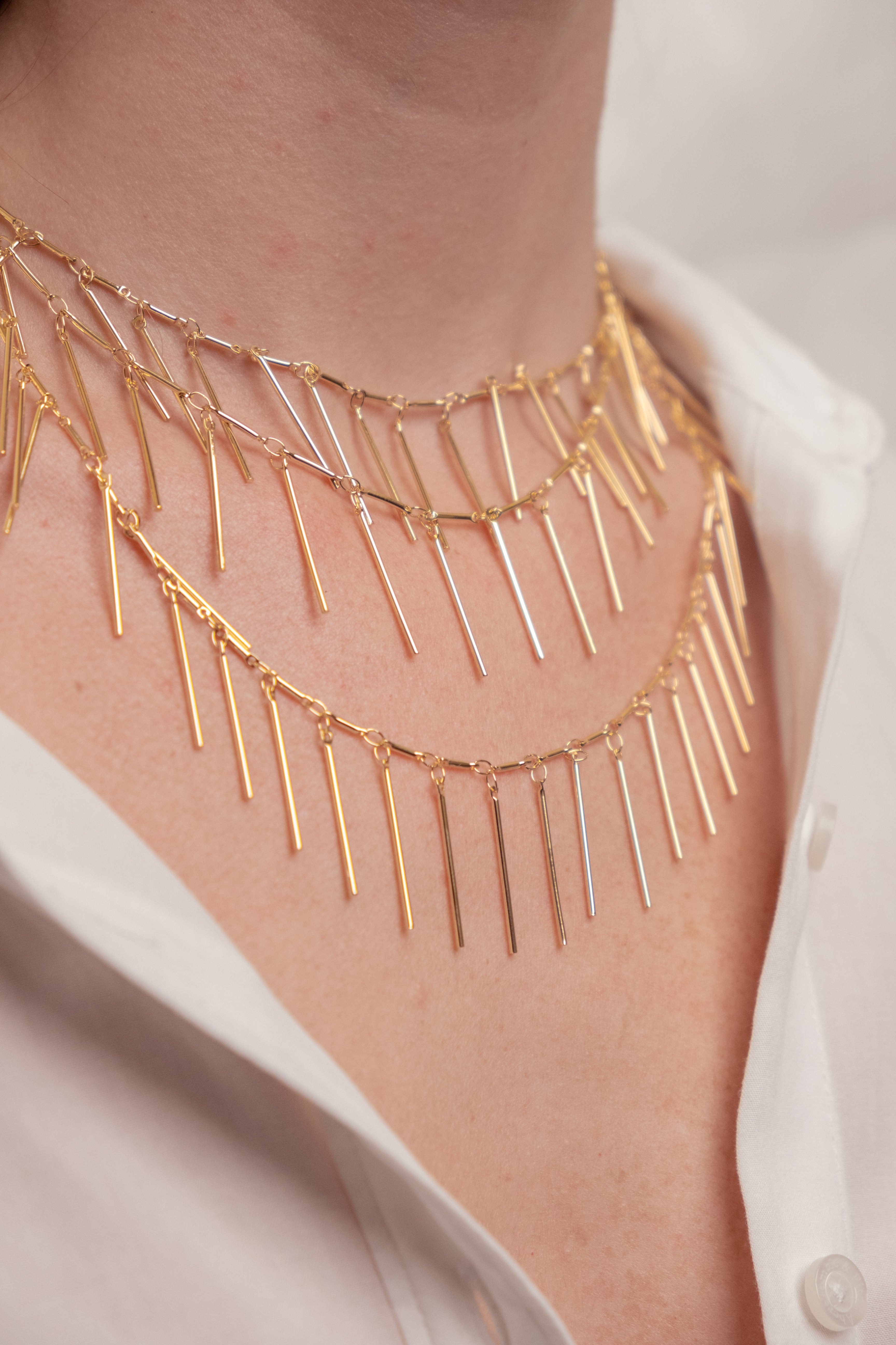 Andrea 18K Gold Filled Necklace (Handmade in Brazil)