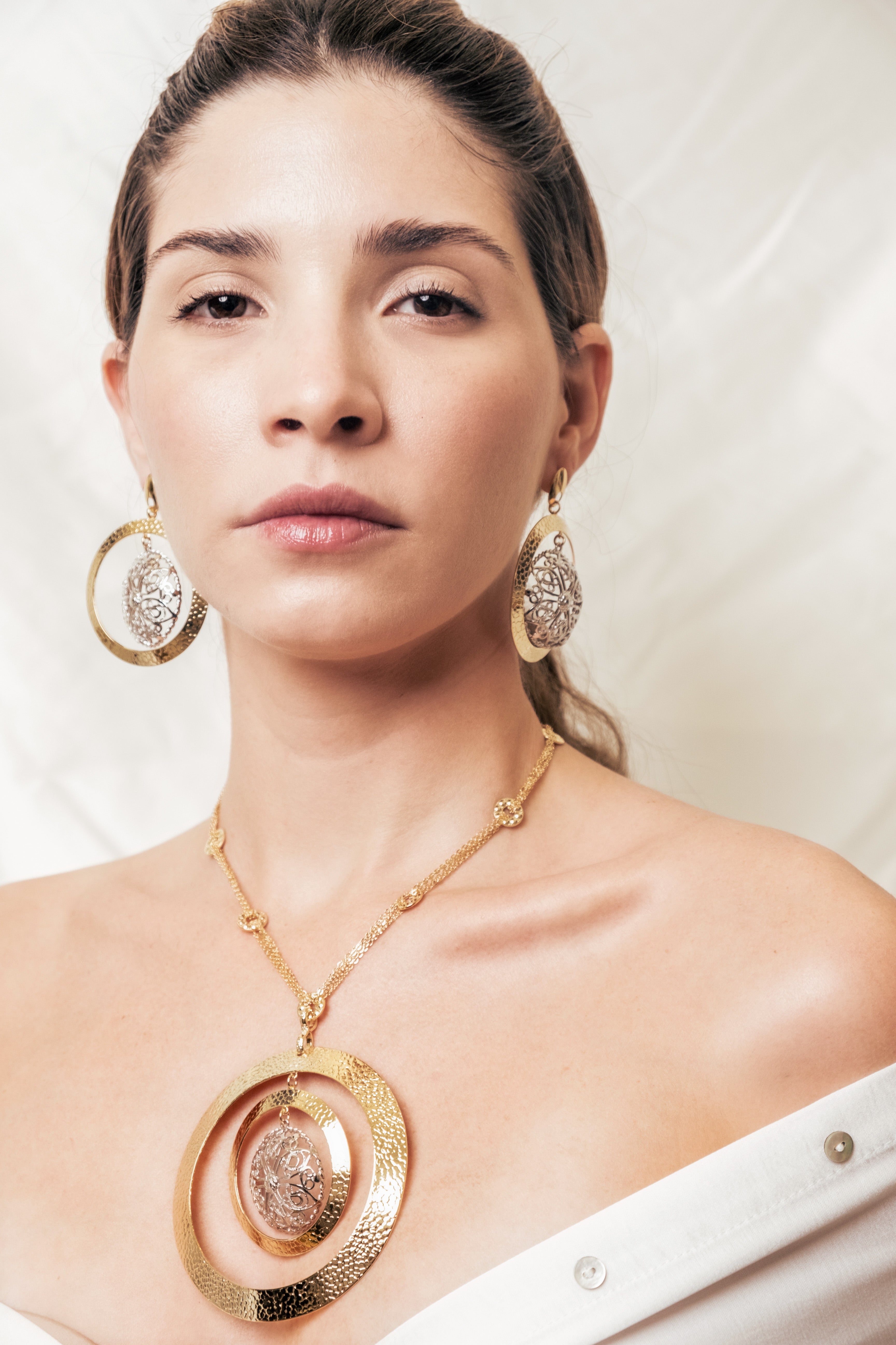Brasilia 18K Gold Filled Set (Handmade in Brazil)