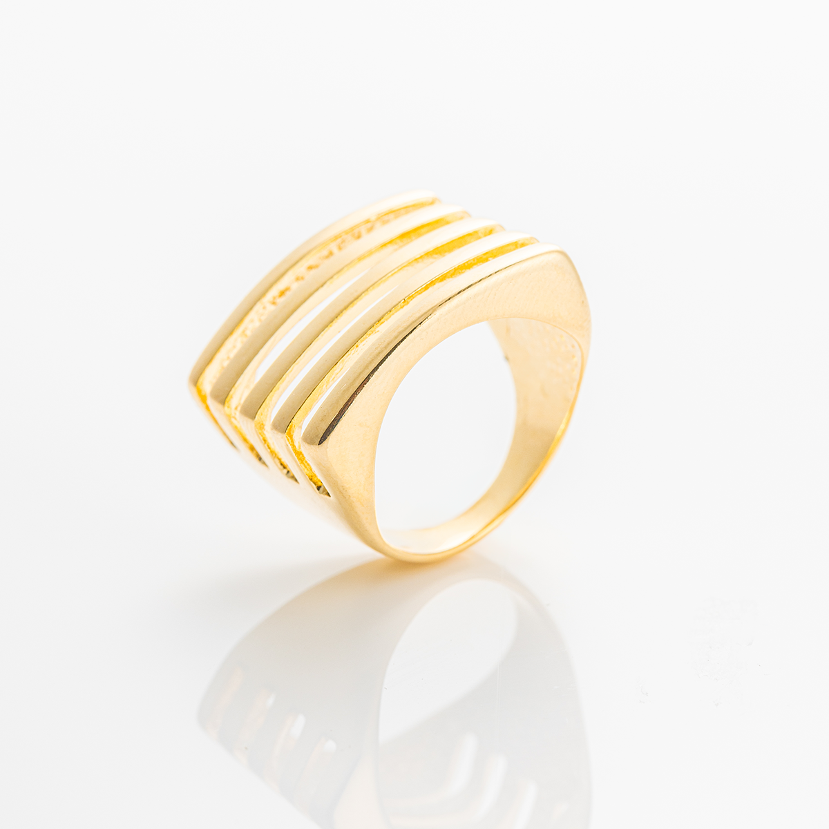 High-Quality Double Coating 18K Gold Filled Ring #14