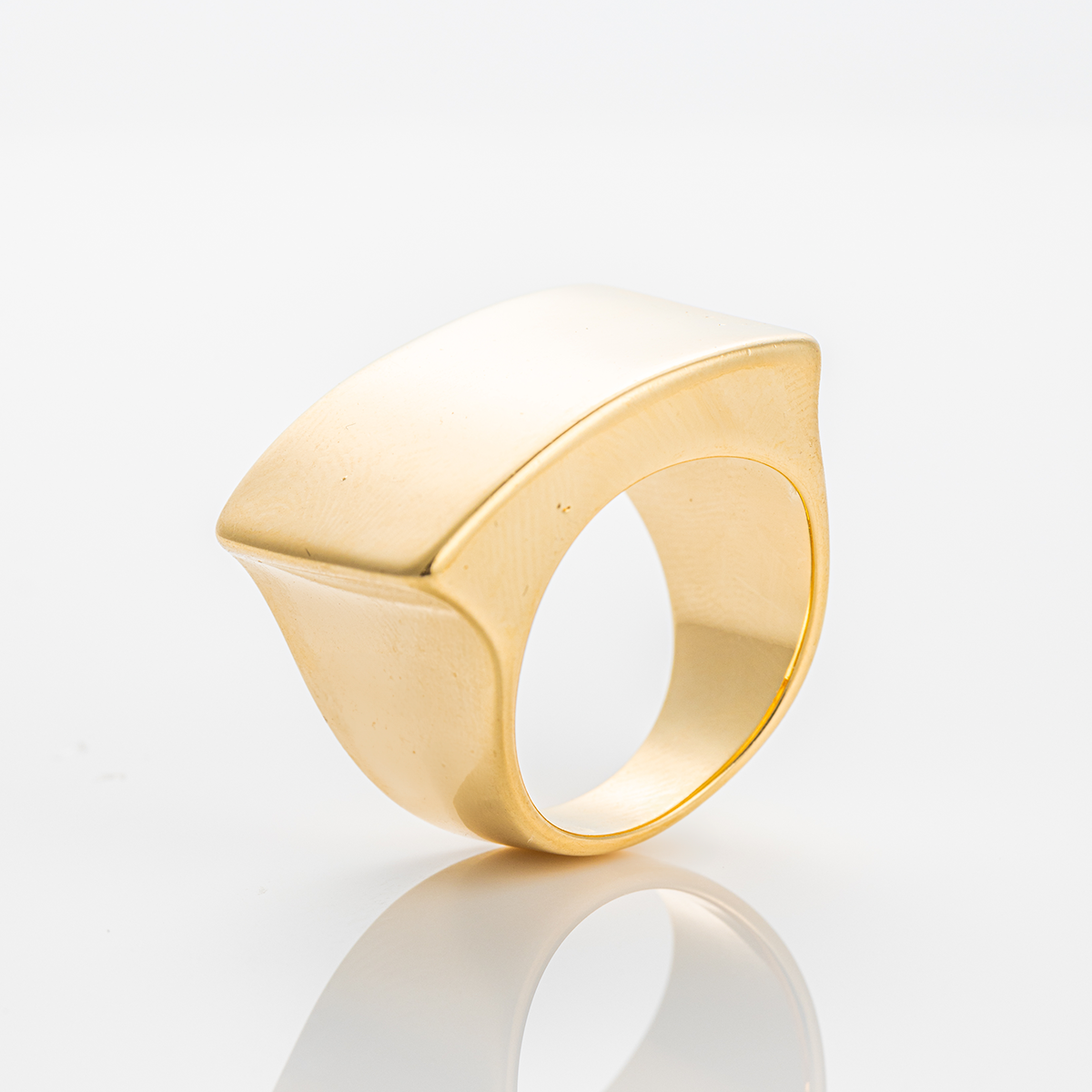 High-Quality Double Coating 18K Gold Filled Ring #21