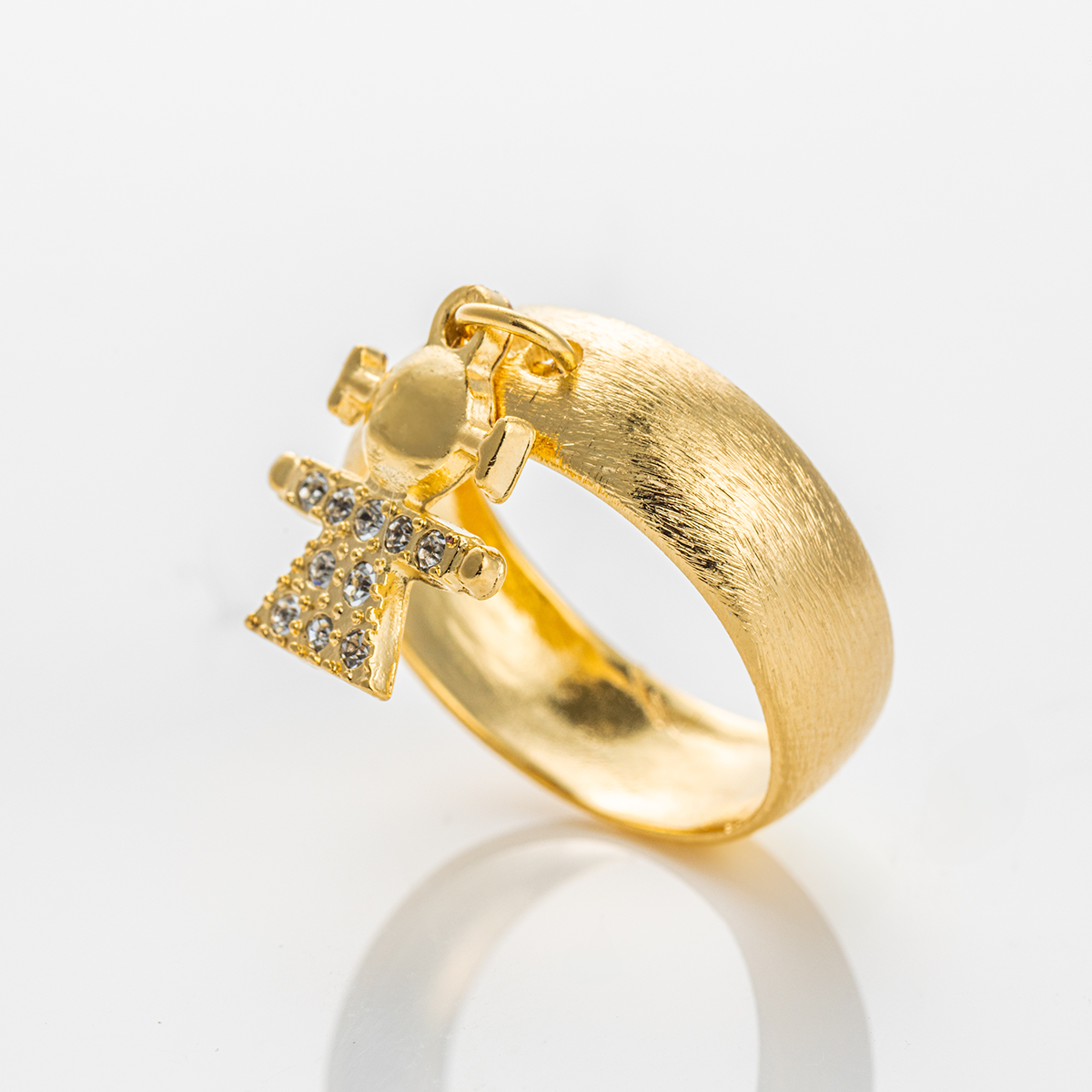 High-Quality Double Coating 18K Gold Filled Ring #23