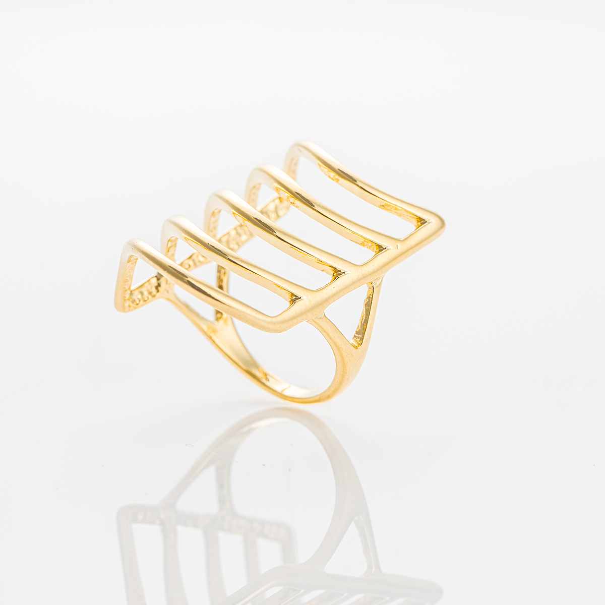 High-Quality Double Coating 18K Gold Filled Ring #24
