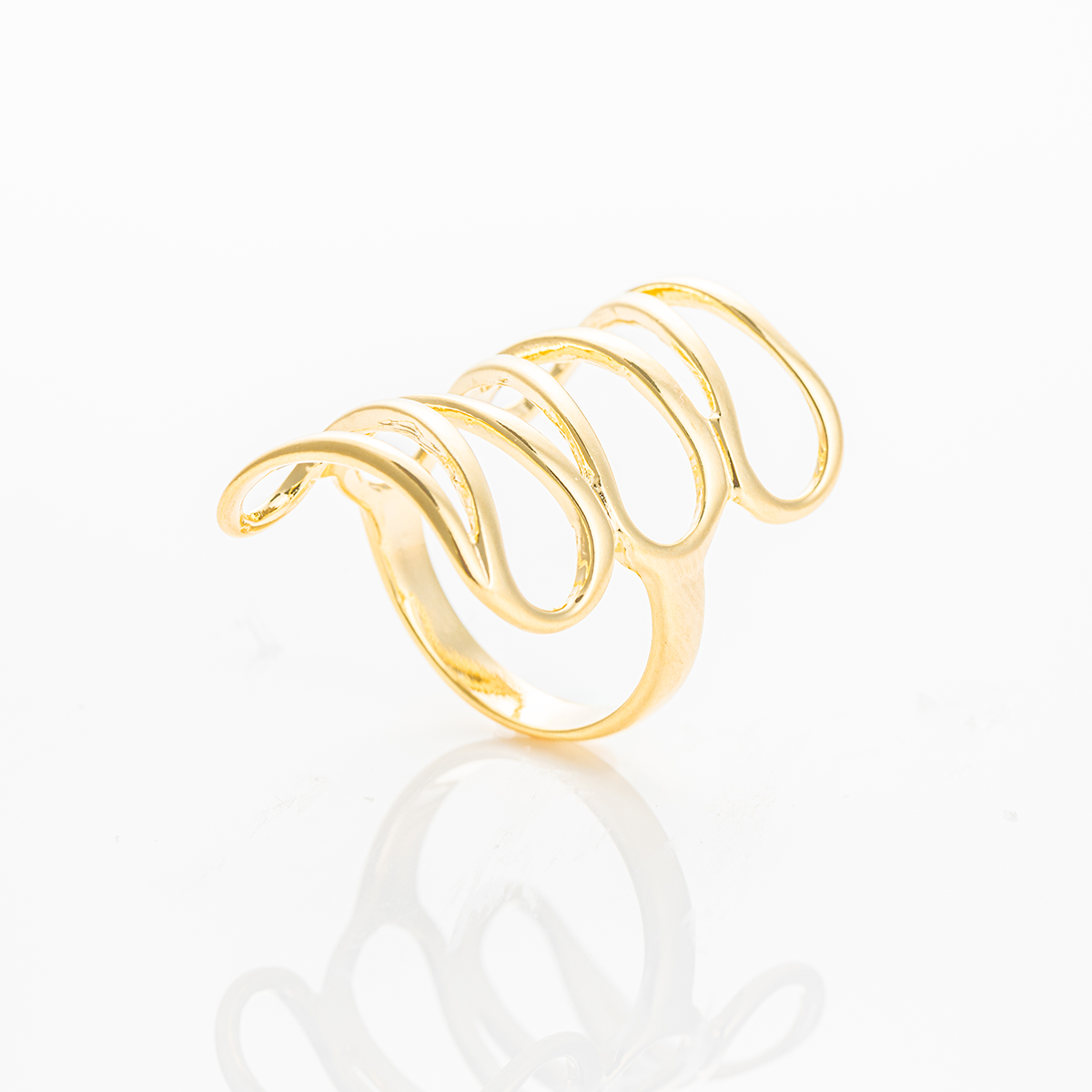High-Quality Double Coating 18K Gold Filled Ring #26
