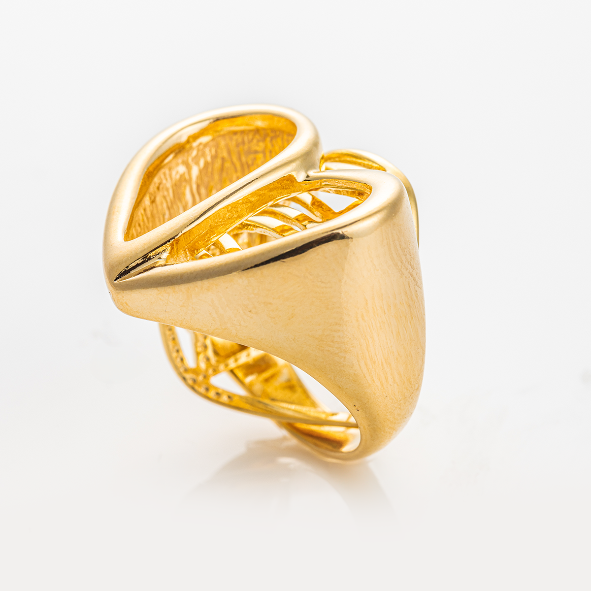 High-Quality Double Coating 18K Gold Filled Ring #27