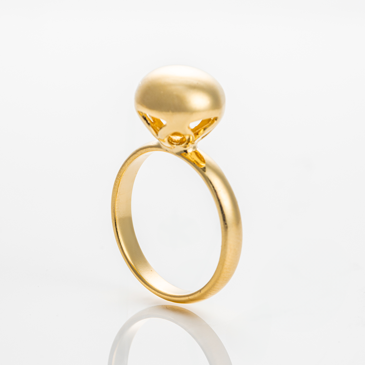 High-Quality Double Coating 18K Gold Filled Ring #30