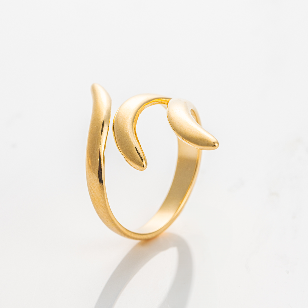 High-Quality Double Coating 18K Gold Filled Ring #34