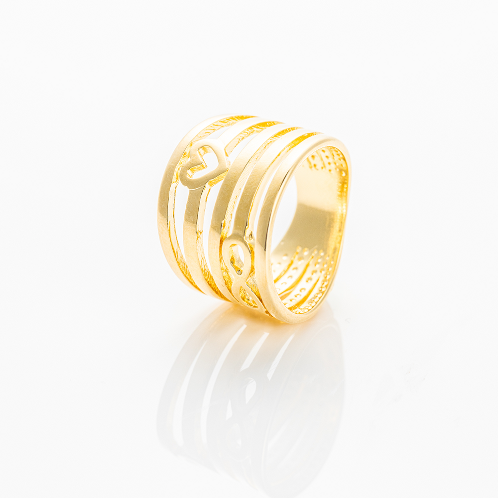 #6 High-Quality Double Coating Gold Filled Ring