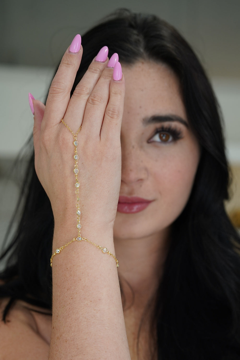 Celina Hand Chain Bracelet 18K Gold Filled