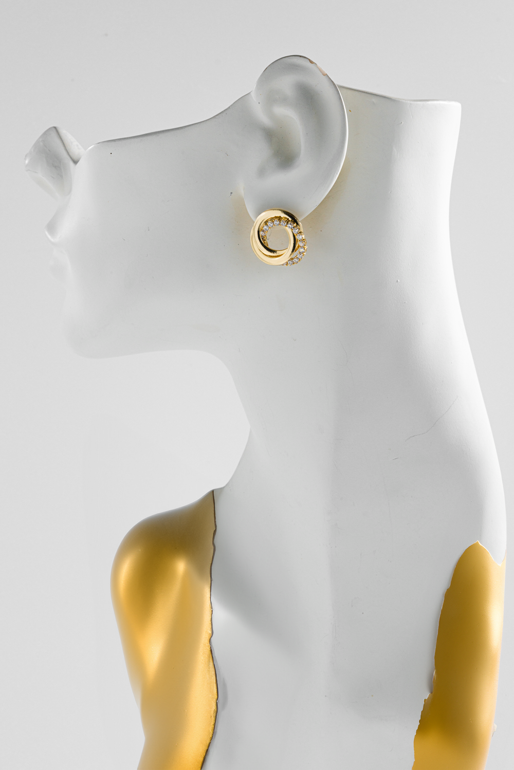 # 5 Premium Double Coating  Gold Filled Ear Rings