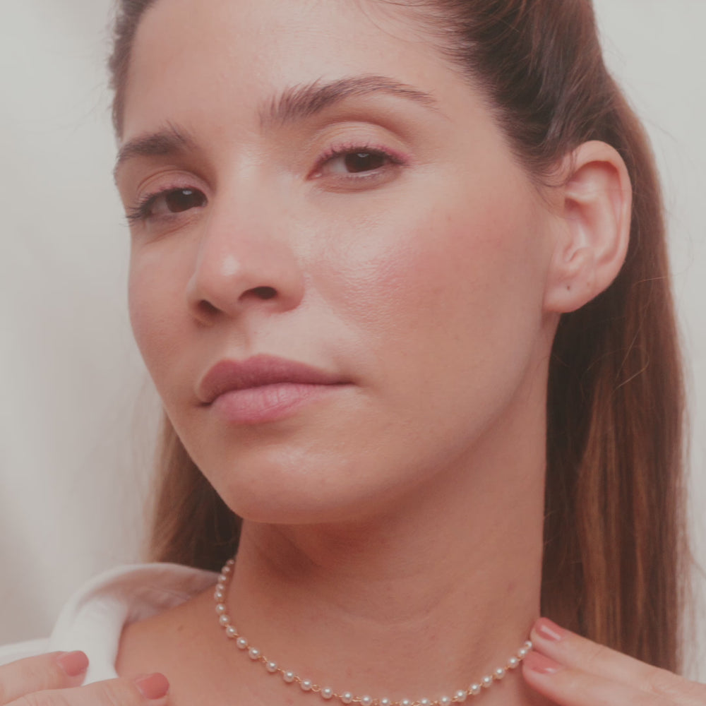 
                      
                        Load and play video in Gallery viewer, Ouro 18k high quality Gold Filled Necklace, Hand made in Brazil
                      
                    