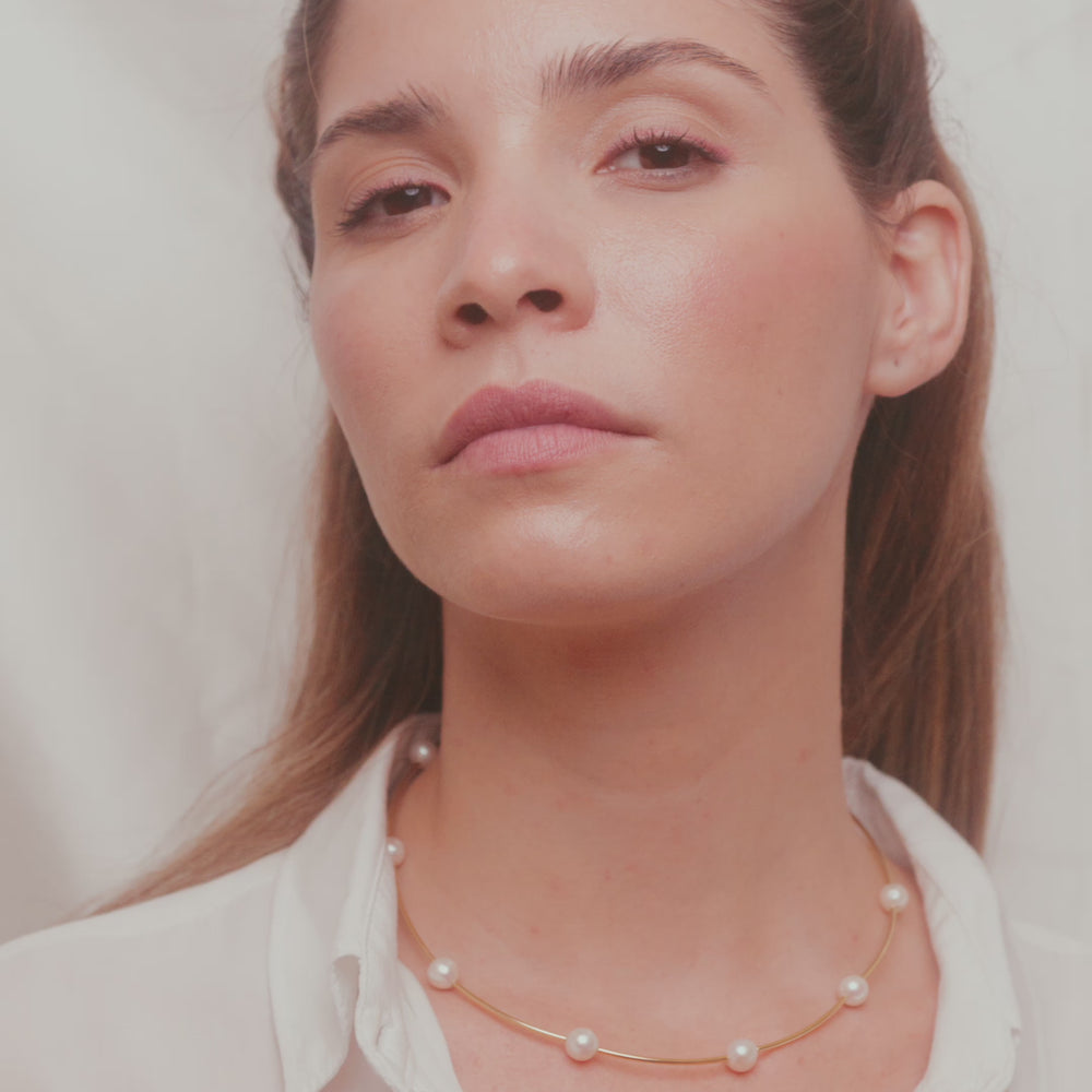 
                      
                        Load and play video in Gallery viewer, Guerrera 18k high quality Gold Filled Necklace, Hand made in Brazil
                      
                    