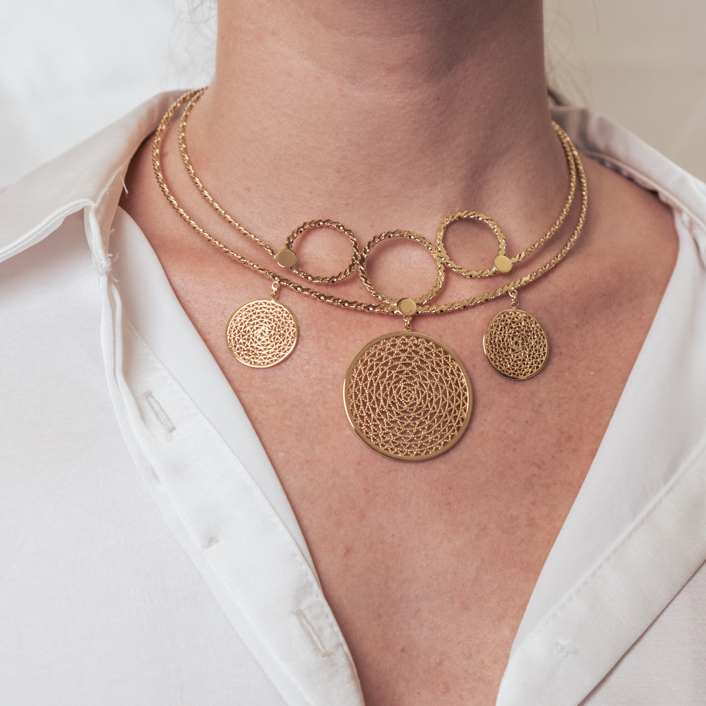 
                      
                        Rio, 18k Gold FIlled set, Handmade in Brasil
                      
                    
