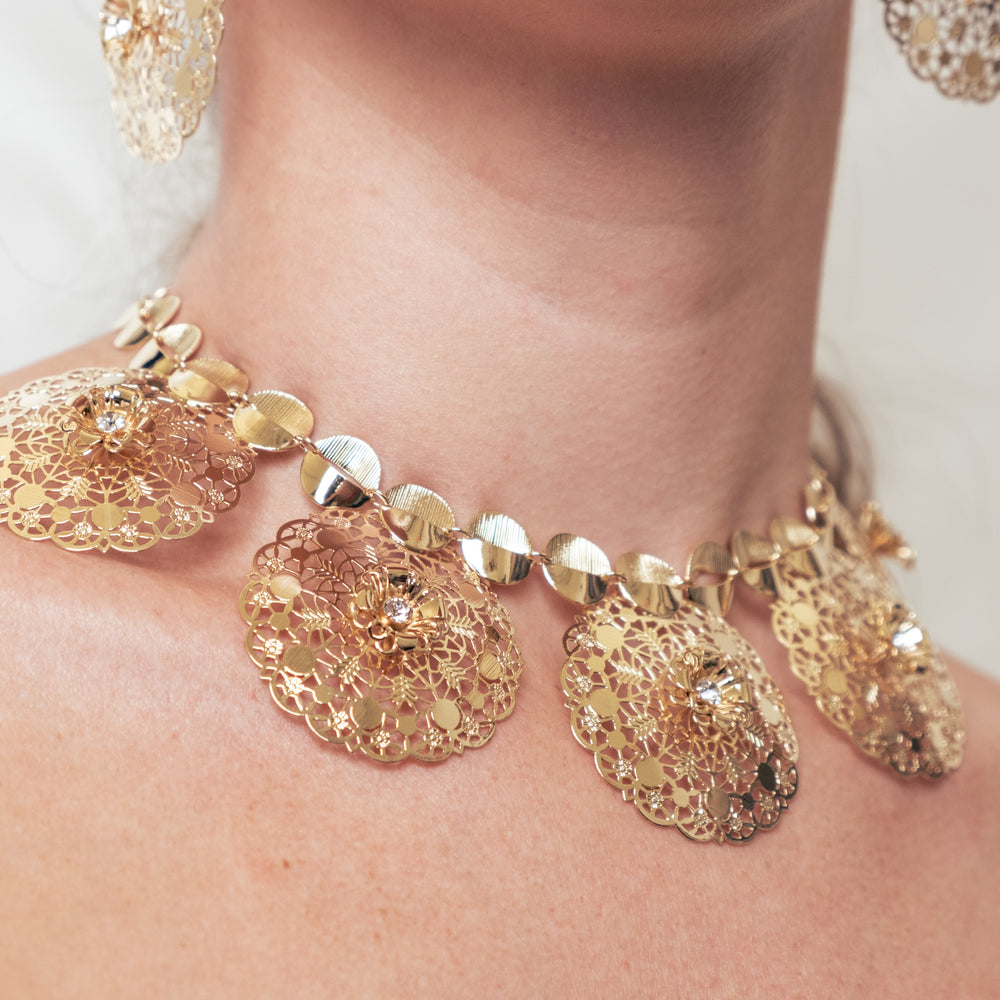 
                      
                        Parana, 18k Gold FIlled set, Handmade in Brasil
                      
                    