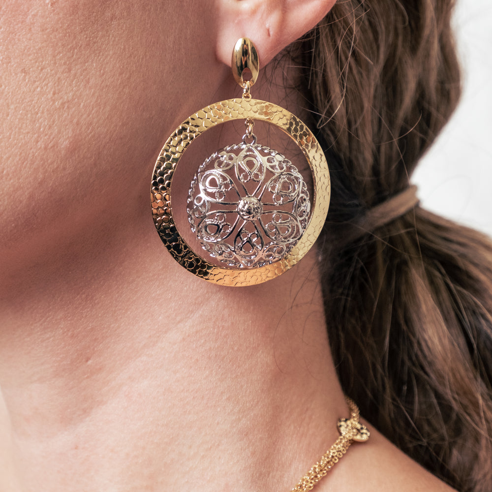
                      
                        Brasilia, 18k Gold FIlled set, Handmade in Brasil
                      
                    