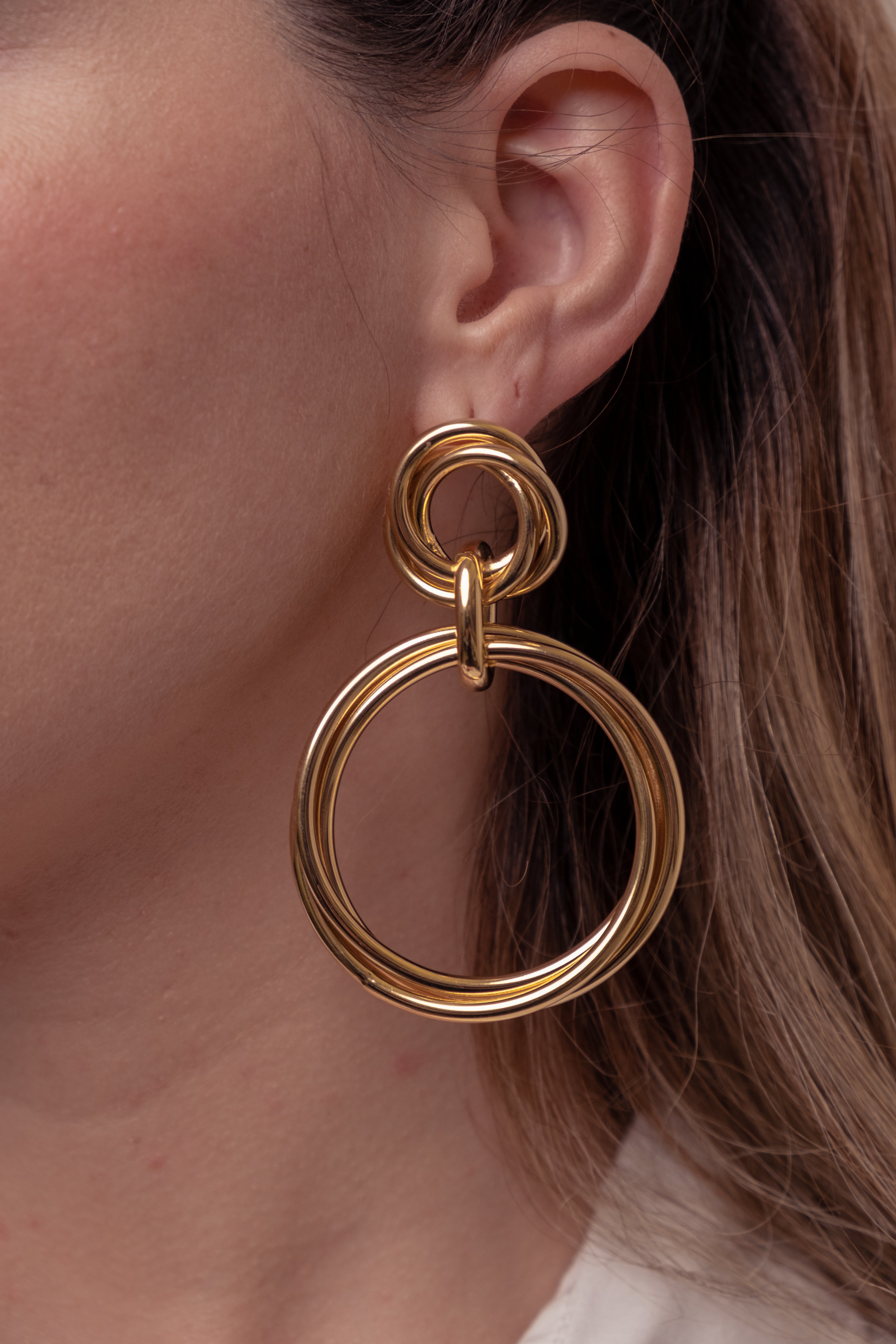 Alora 18K Gold Filled Earrings (Handmade in Brazil)