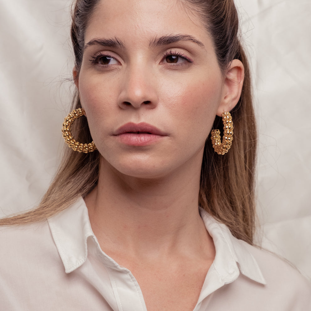 
                      
                        Mar, 18k high quality Gold Filled Earrings, Hand made in Brazil
                      
                    