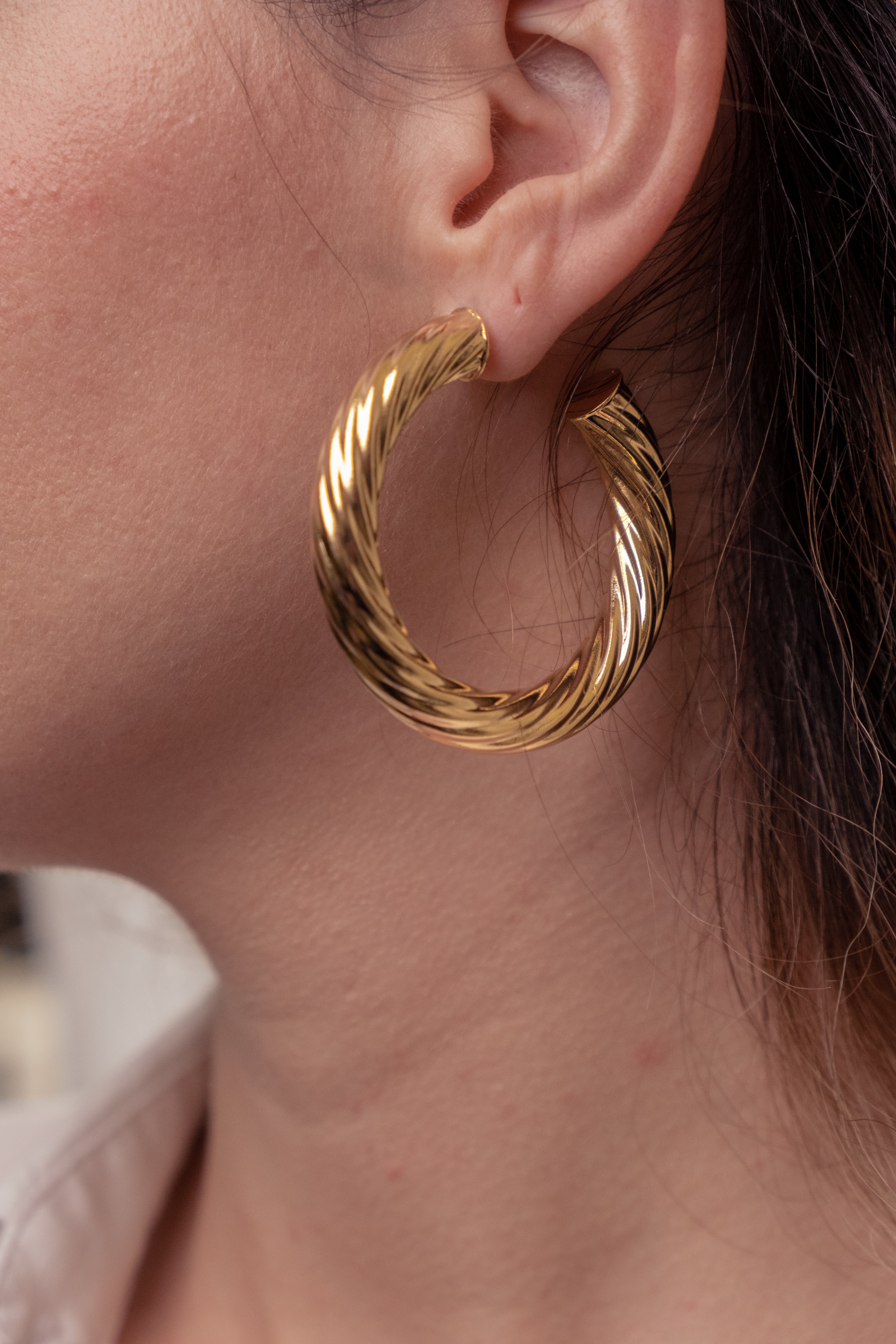 Costa 18K Gold Filled Earrings (Handmade in Brazil)