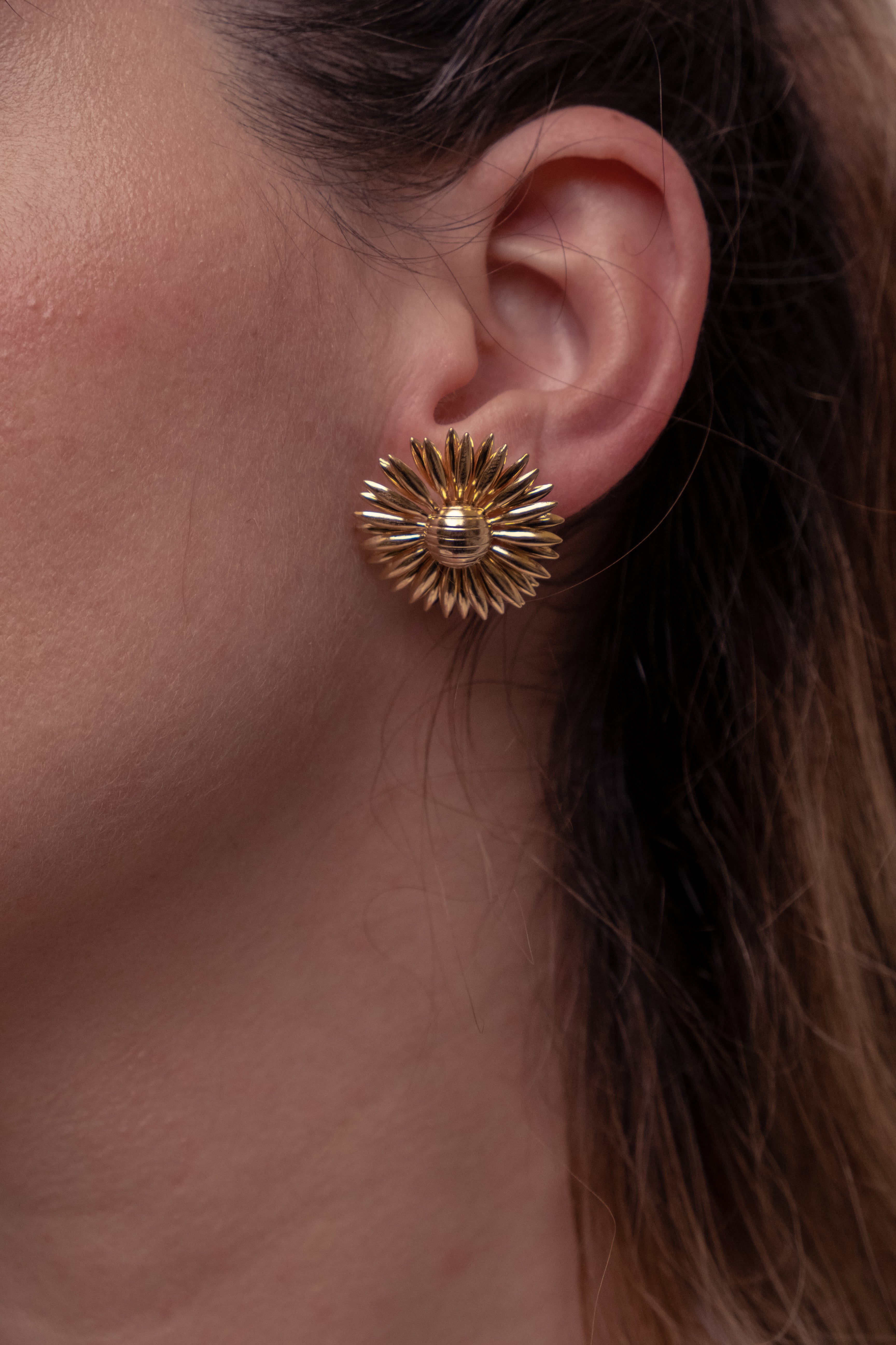Gabrielle 18K Gold Filled Earrings (Handmade in Brazil)
