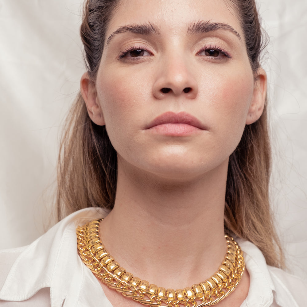 
                      
                        copacabana, 18k high quality Gold Filled Necklace, Hand made in Brazil
                      
                    