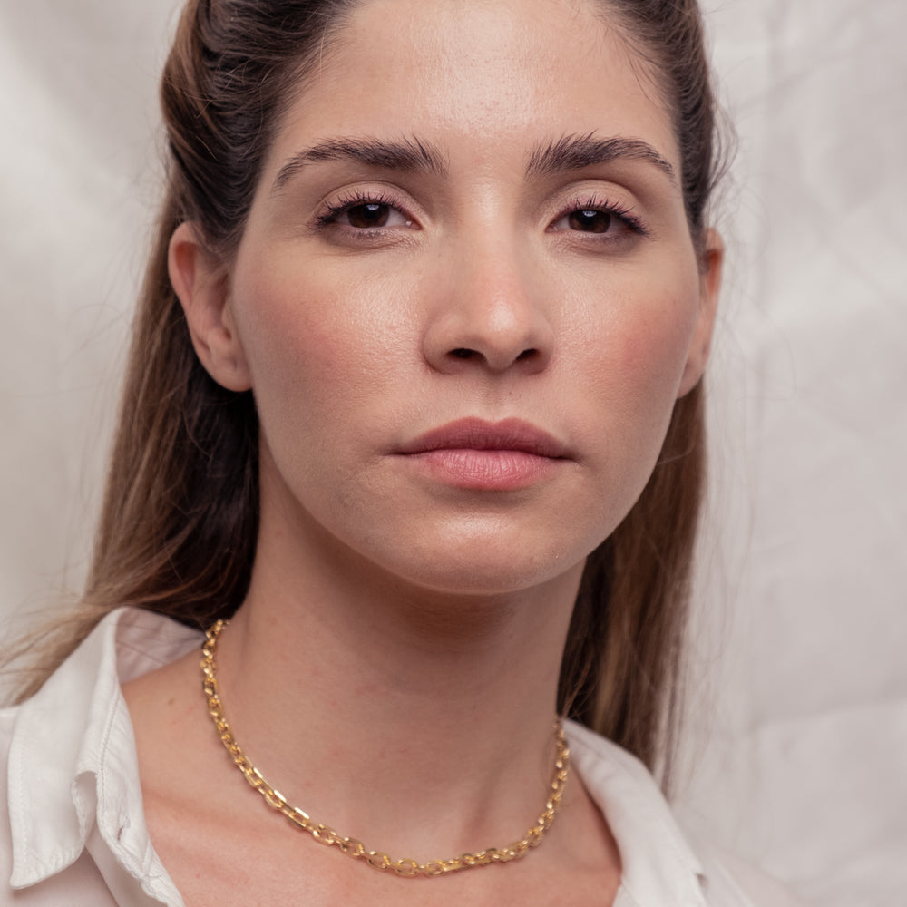 
                      
                        Ari, 18k high quality Gold Filled Necklace, Hand made in Brazil
                      
                    