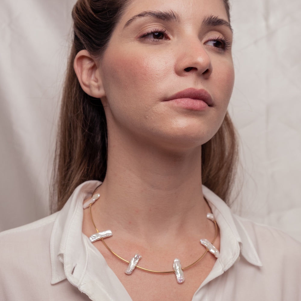 
                      
                        Amazona 18k high quality Gold Filled Necklace, Hand made in Brazil
                      
                    