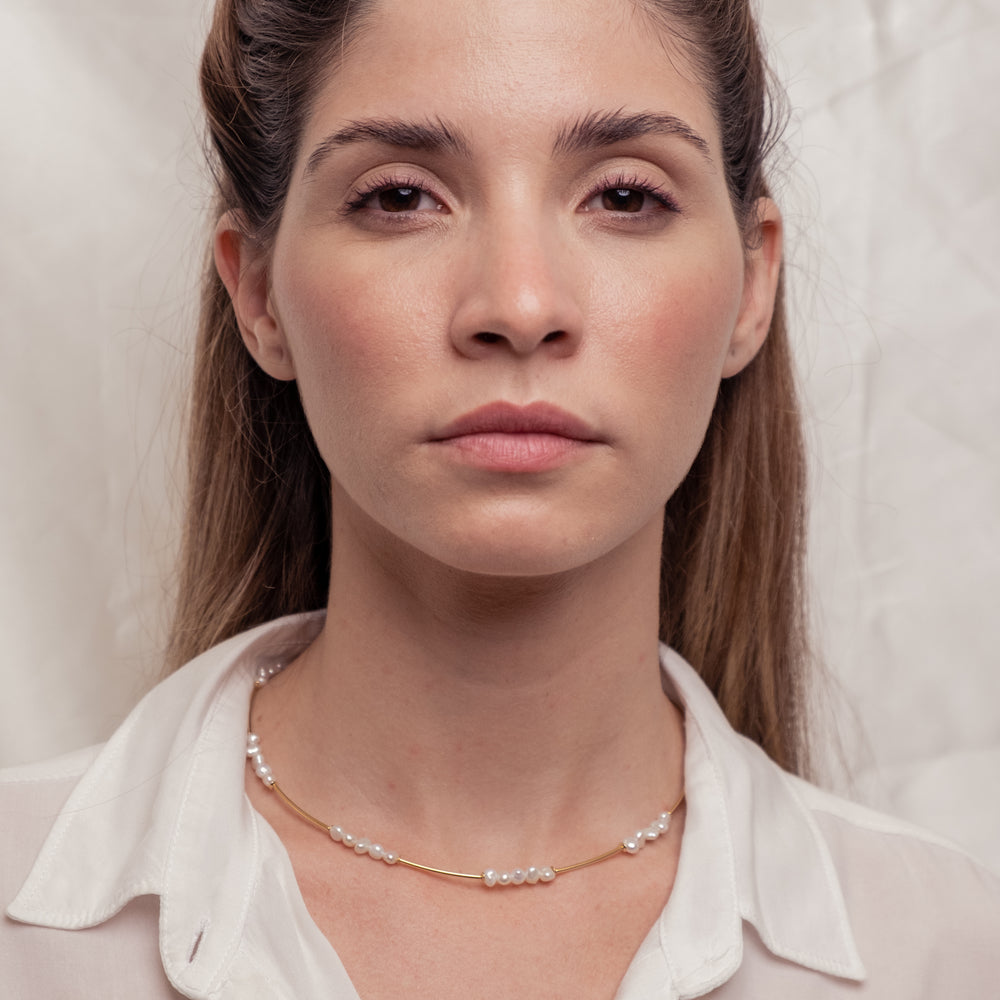 
                      
                        Dune 18k high quality Gold Filled Necklace, Hand made in Brazil
                      
                    