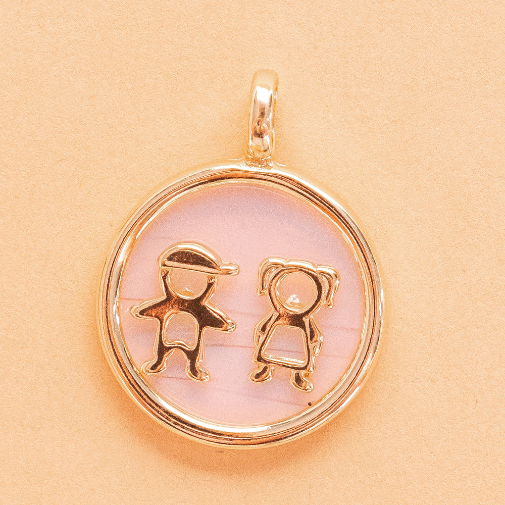 
                      
                        Dear Mommy, 18k Gold filled and Natural Stone, Necklace Included
                      
                    
