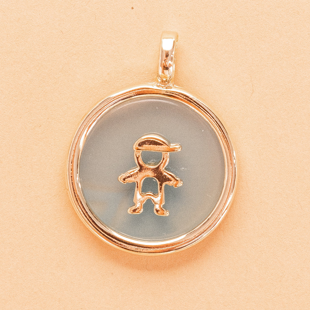 
                      
                        Dear Mommy, 18k Gold filled and Natural Stone, Necklace Included
                      
                    