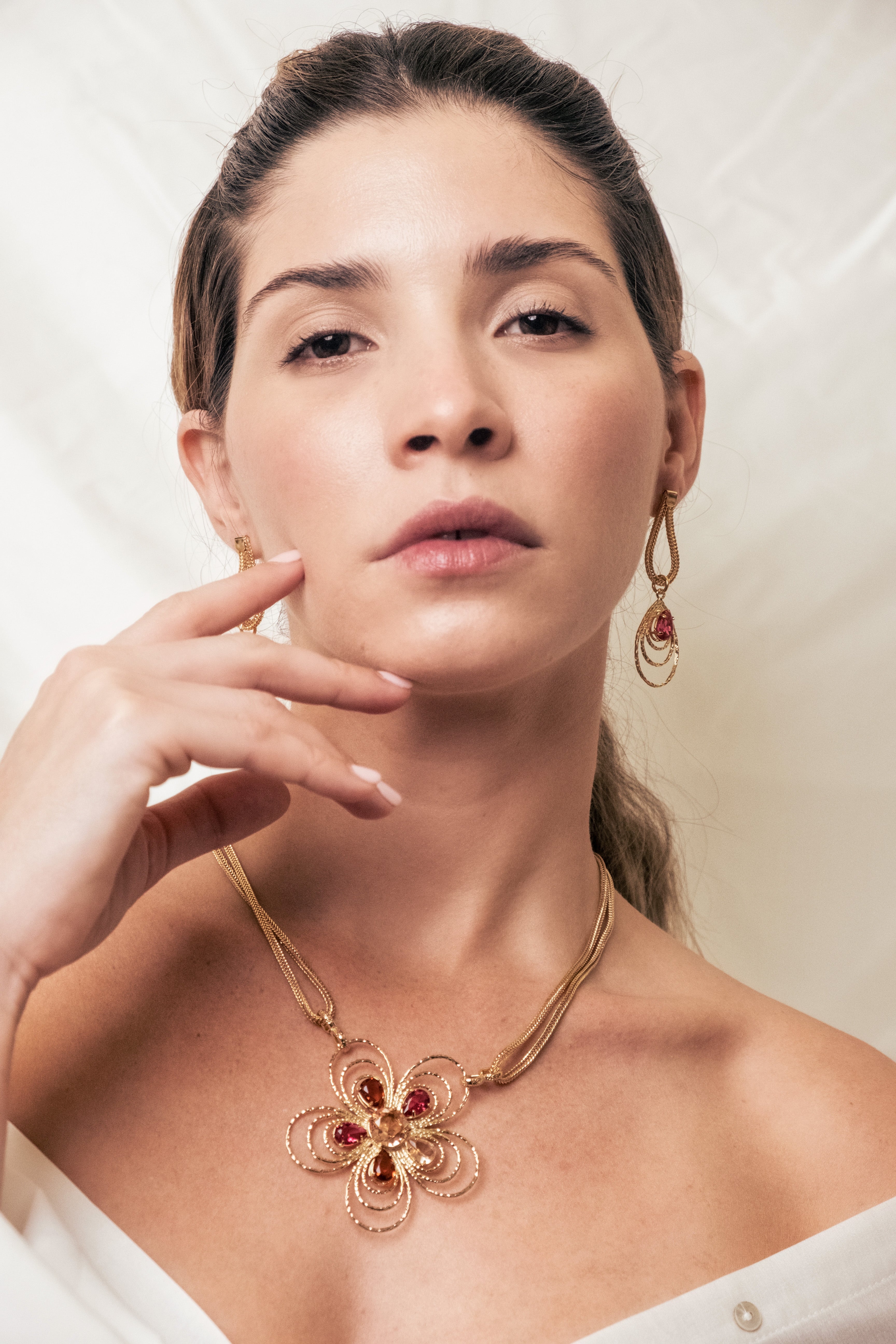 Gloria 18K Gold Filled Set (Handmade in Brazil)