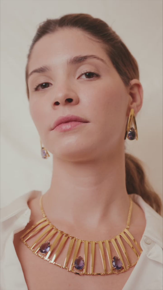
                      
                        Load and play video in Gallery viewer, Verenice, 18k Gold FIlled set, Handmade in Brasil
                      
                    