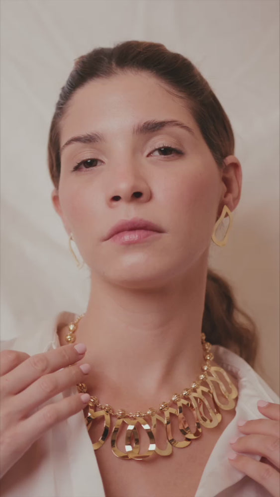 
                      
                        Load and play video in Gallery viewer, Natal, 18k Gold FIlled set, Handmade in Brasil
                      
                    