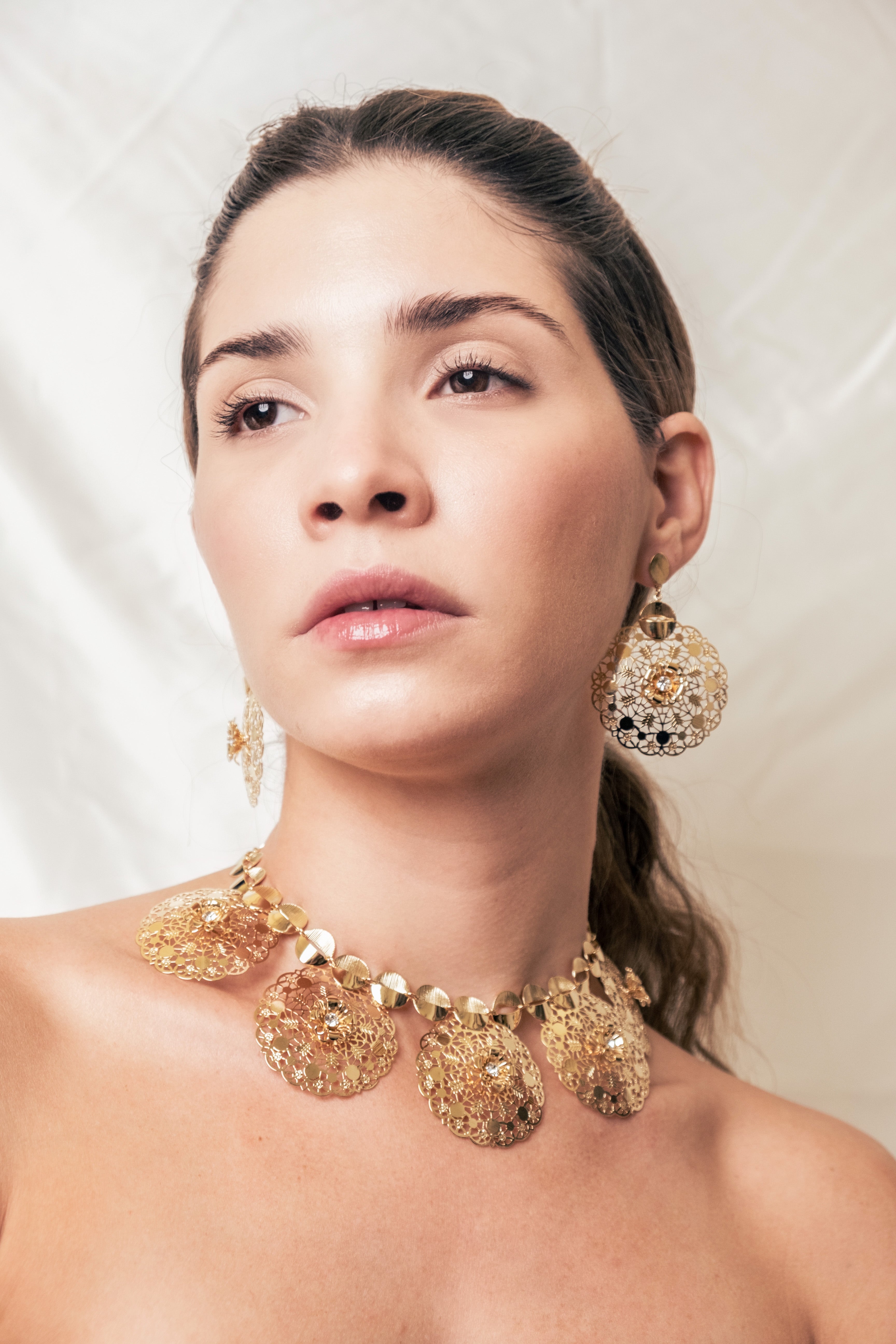 Parana 18K Gold Filled Set (Handmade in Brazil)